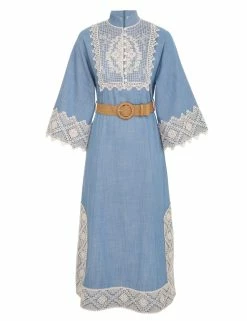 Pattie Chambray Midi Dress