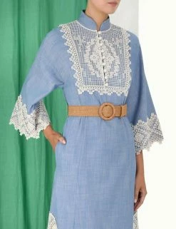 Pattie Chambray Midi Dress -Anneke shop unnamed file 1015