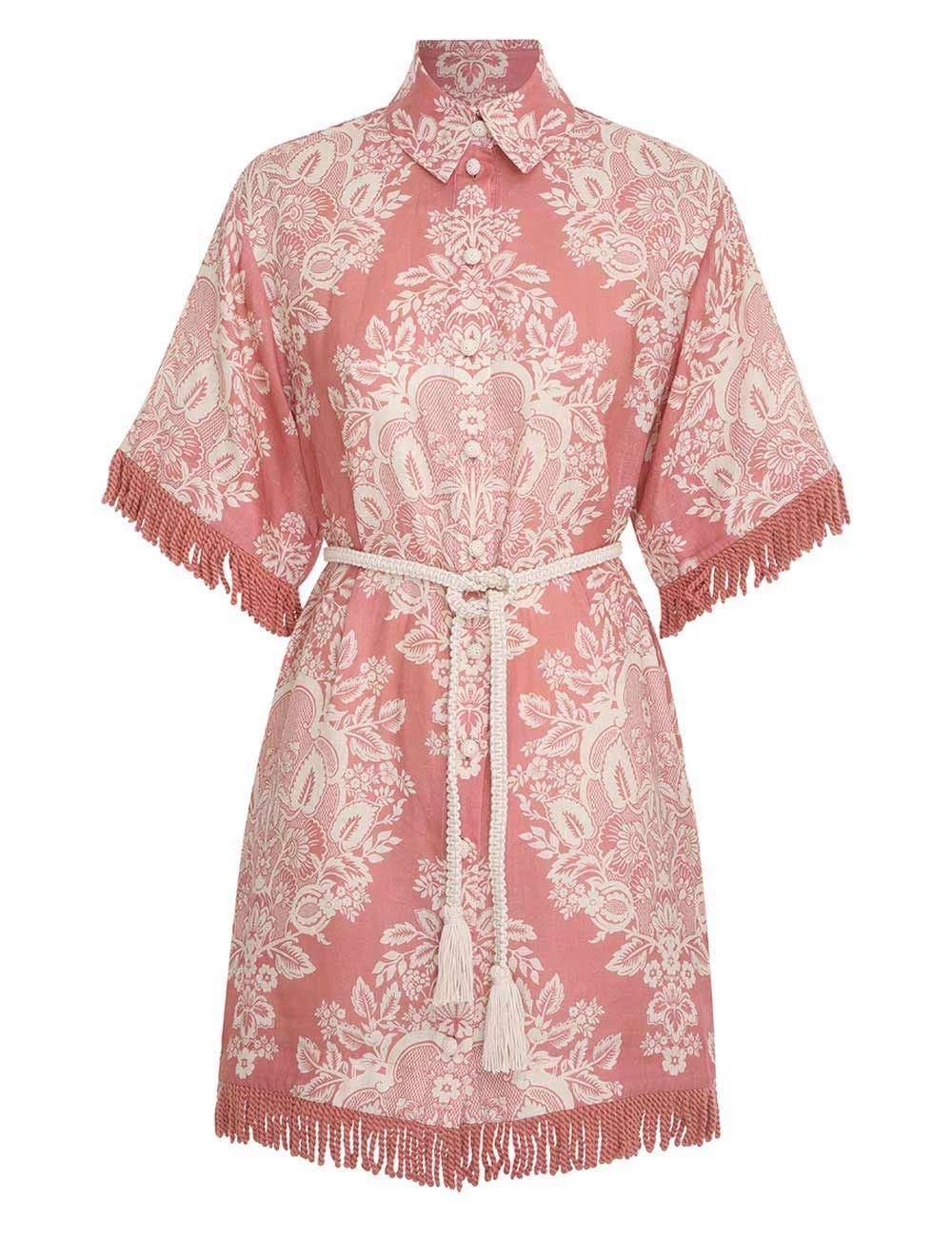 Pattie Fringed Shirt Dress Pattie Fringed Shirt Dress -Anneke shop unnamed file 1017