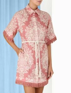 Pattie Fringed Shirt Dress 6 Pattie Fringed Shirt Dress -Anneke shop unnamed file 1021