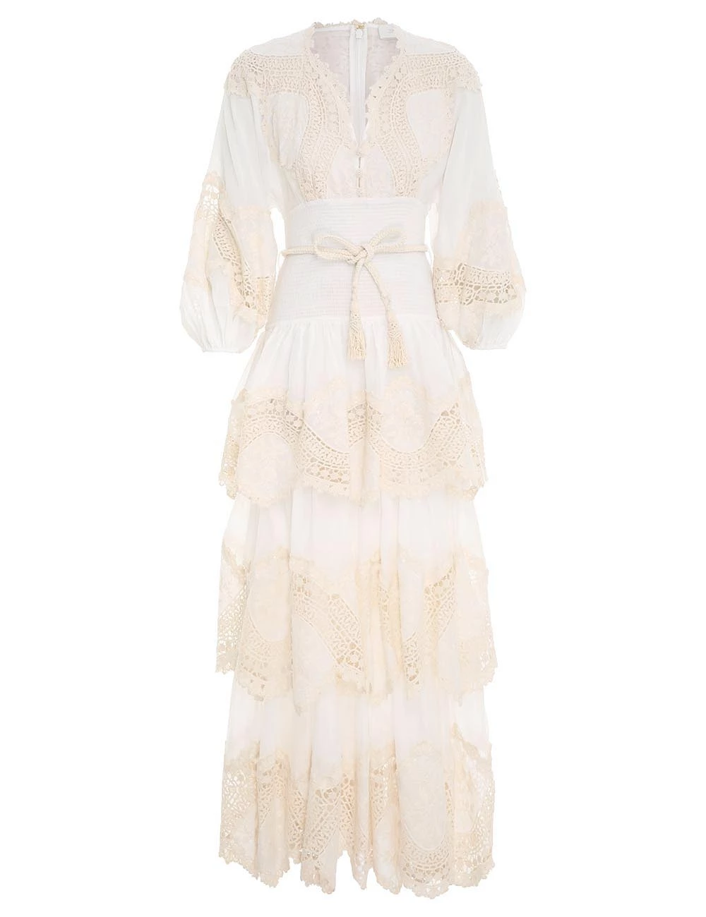 Pattie Embroidered Tiered Midi Pattie Embroidered Tiered Midi -Anneke shop unnamed file 1029