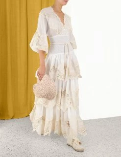 Pattie Embroidered Tiered Midi 4 Pattie Embroidered Tiered Midi -Anneke shop unnamed file 1031