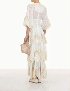 Pattie Embroidered Tiered Midi 5 Pattie Embroidered Tiered Midi -Anneke shop unnamed file 1032