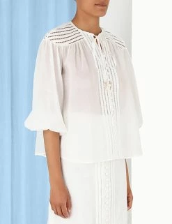 Jude Trimmed Blouse -Anneke shop unnamed file 1051