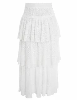 Jude Tiered Midi Skirt