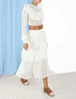 Jude Tiered Midi Skirt -Anneke shop unnamed file 1109