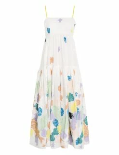 Jude Tiered Empire Midi Dress