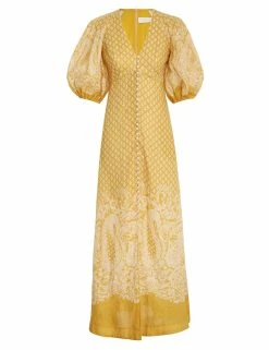 Jude Paisley Midi Dress