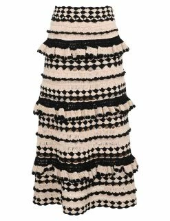 Anneke Crochet Midi Skirt
