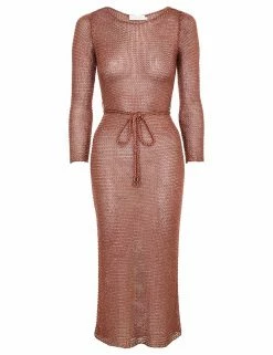 Anneke Lurex Knit Dress