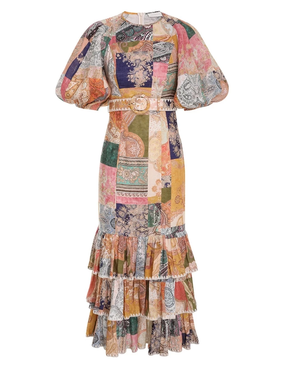 Anneke Ruffle Hem Long Dress Anneke Ruffle Hem Long Dress -Anneke shop unnamed file 1269