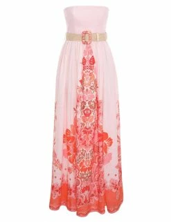 Violet Strapless Long Dress