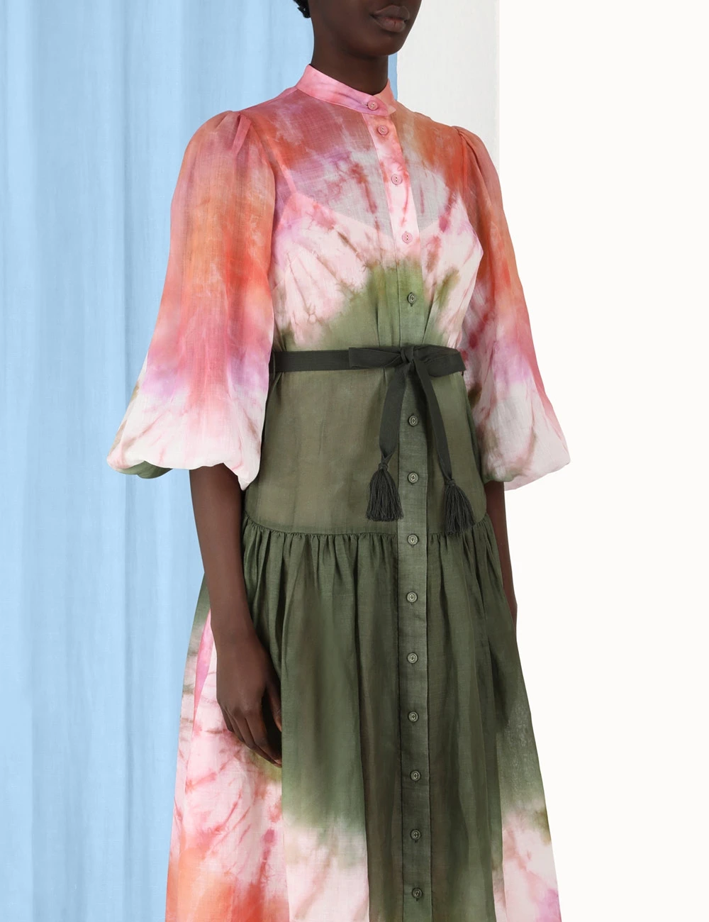 Violet Drop Waist Shirt Dress 7 Violet Drop Waist Shirt Dress - Image 5