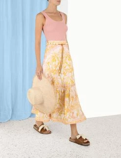 Lyre Frill Hem Skirt -Anneke shop unnamed file 1337
