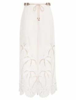 Lyre Embroidered Pant