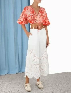 Lyre Crop Blouse -Anneke shop unnamed file 1361