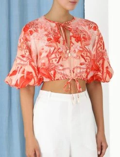 Lyre Crop Blouse -Anneke shop unnamed file 1363