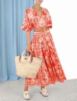 Lyre Yoke Midi Skirt -Anneke shop unnamed file 1367
