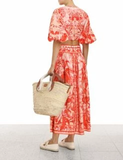 Lyre Yoke Midi Skirt -Anneke shop unnamed file 1368