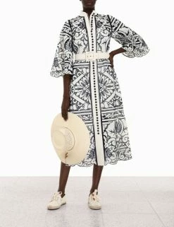 Lyre Embroidered Shirt Dress -Anneke shop unnamed file 1382