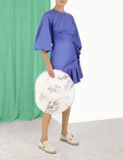 Lyre Wrap Billow Mini Dress -Anneke shop unnamed file 1391