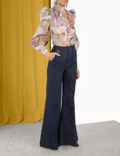 Kaleidoscope Wide Leg Jean -Anneke shop unnamed file 20