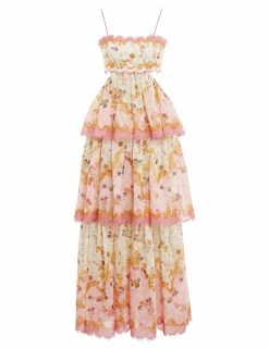 Laurel Frill Midi Dress