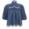 Laurel Scallop Denim Blouse 2 Laurel Scallop Denim Blouse -Anneke shop unnamed file 399