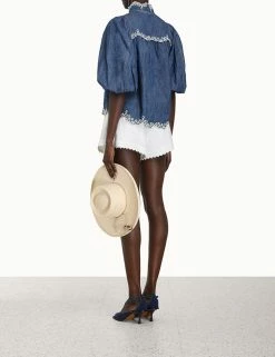 Laurel Scallop Denim Blouse 5 Laurel Scallop Denim Blouse -Anneke shop unnamed file 402