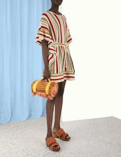 Vitali Multi Stripe Poncho -Anneke shop unnamed file 443