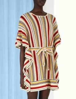 Vitali Multi Stripe Poncho -Anneke shop unnamed file 445