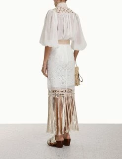 Vitali Lace Yoke Blouse -Anneke shop unnamed file 486