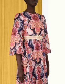 Laurel Billow Emb Midi Dress -Anneke shop unnamed file 505