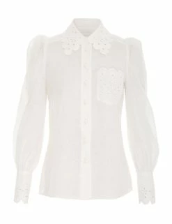Clover Embroidered Blouse