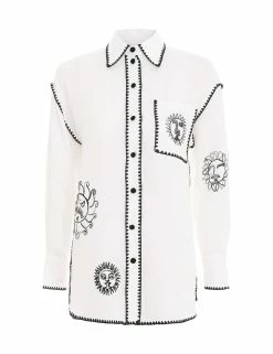 Clover Embroidered Shirt