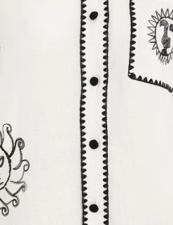 Clover Embroidered Shirt -Anneke shop unnamed file 572