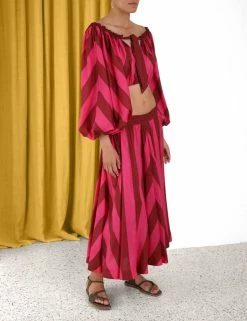 Tiggy Chevron Full Skirt -Anneke shop unnamed file 659