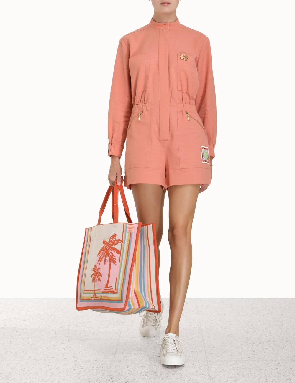 Tiggy Short Utility Playsuit 4 Tiggy Short Utility Playsuit - Image 2