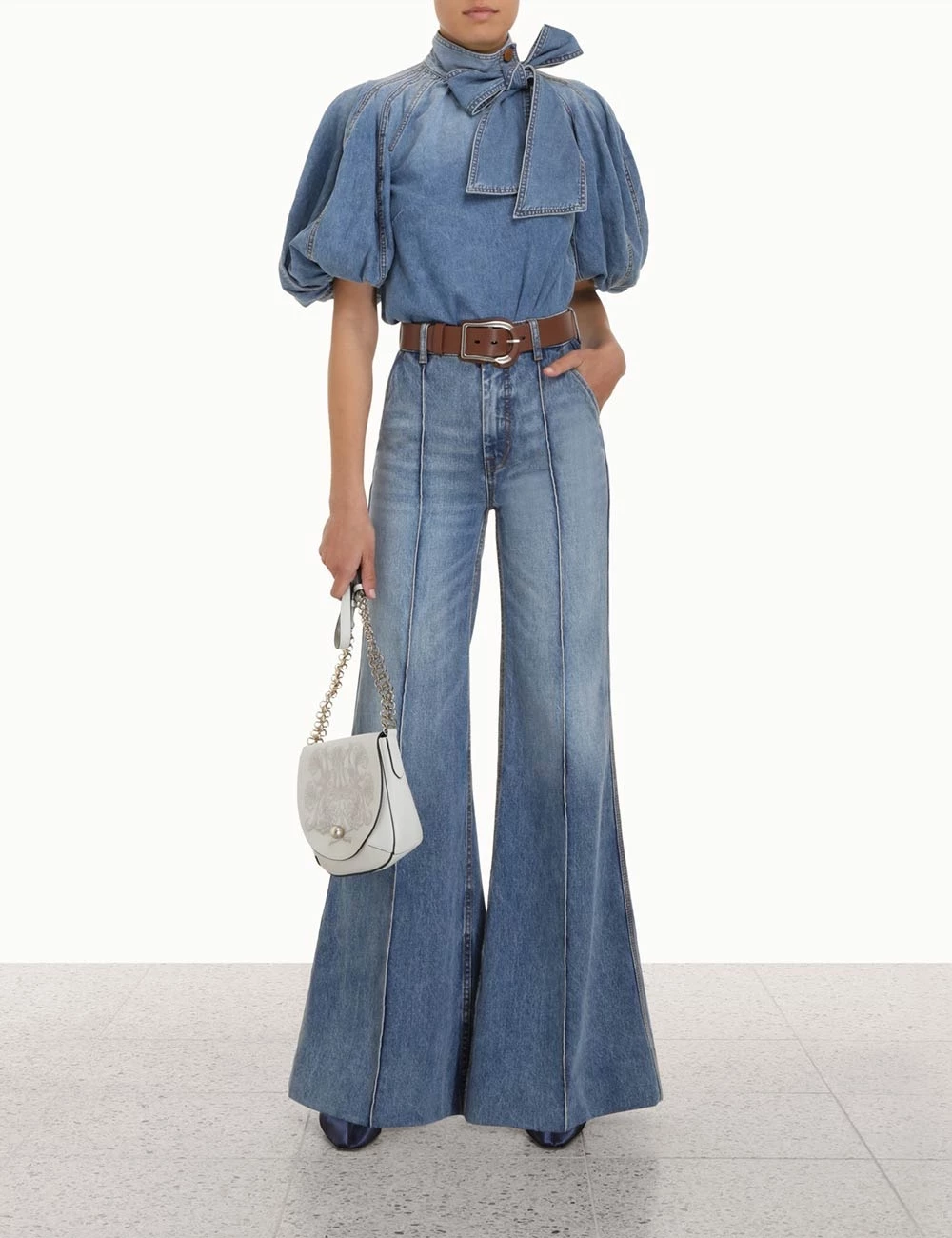 Kaleidoscope Tie Neck Blouse Kaleidoscope Tie Neck Blouse -Anneke shop unnamed file 7