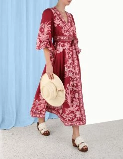 Tiggy Wrap Midi Dress -Anneke shop unnamed file 731