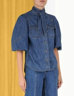 Tiggy Lantern Sleeve Shirt 6 Tiggy Lantern Sleeve Shirt -Anneke shop unnamed file 739