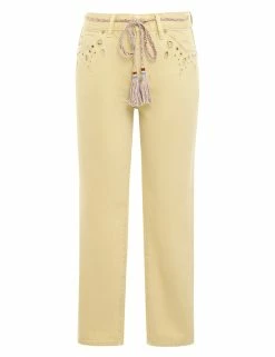 Clover Scallop Stovepipe Jean