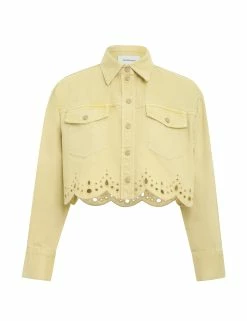 Clover Scallop Shirt Jacket
