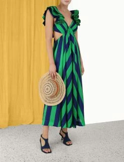 Tiggy Frill Shoulder Dress -Anneke shop unnamed file 809