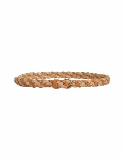 Narrow Woven Braid Belt
