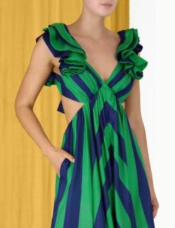 Tiggy Frill Shoulder Dress -Anneke shop unnamed file 811