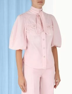 Tiggy Lantern Sleeve Shirt -Anneke shop unnamed file 817