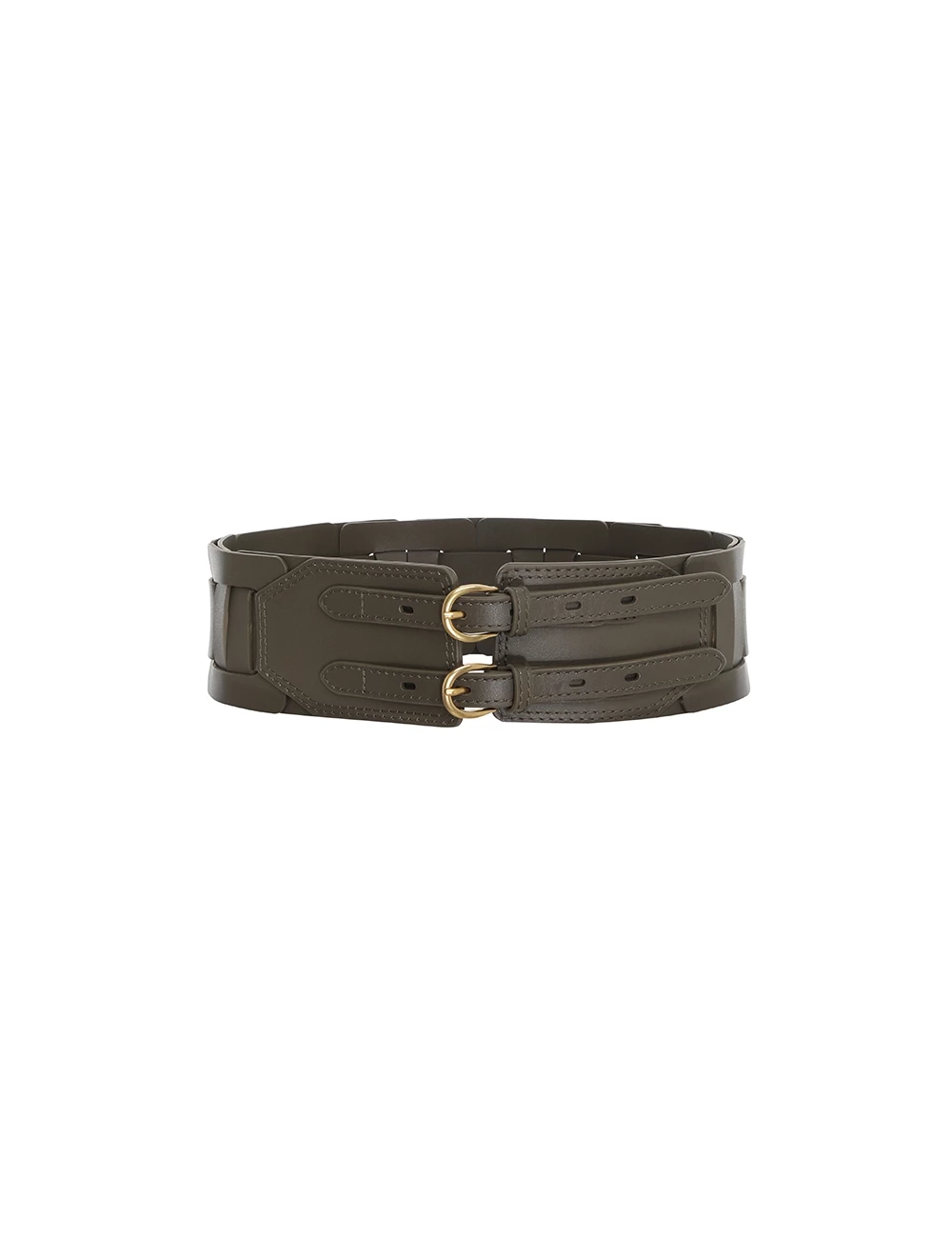 Wide Square Link Buckle Belt Wide Square Link Buckle Belt -Anneke shop unnamed file 84
