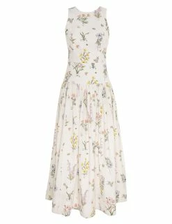 Jeannie Halter Midi Dress