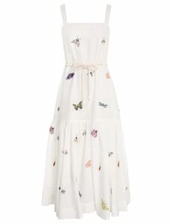 Jeannie Drop Waist Midi Dress